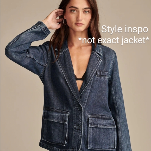 GAP Denim Blazer Jacket - Picture 6 of 6